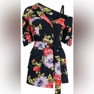 NWT Cinq a Sept Dark Chrysanthemum Katie Blazer Jacket Size 8